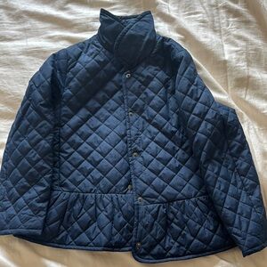Crewcuts Navy Quilted Pea Coat for Kids